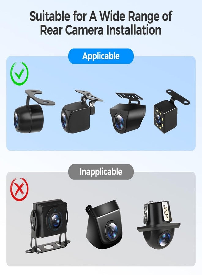 AZDOME Rear Camera Holder Rear Window Bracket for Most Back Camera Dash Cam AZDOME M550 PG17 PG19X M01 Pro M550 Max Car Cam for REDTIGER F7N, CHORTAU, Kingslim, Z-Edge - Image 4